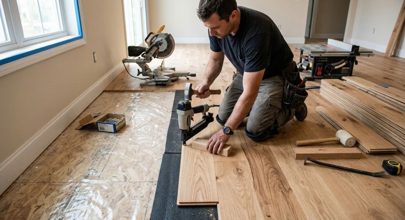Hardwood Floor Installation in Marysville, WA