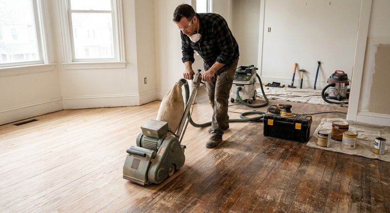 Hardwood Floor Renovation in Marysville, WA
