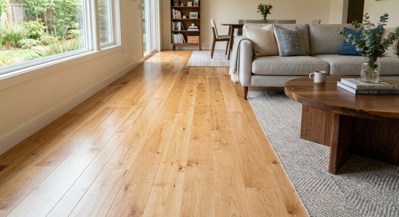 Maple Flooring Installation in Langley, WA