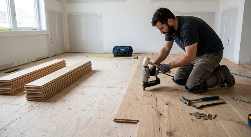 Oak Floor Installation in Arlington, WA
