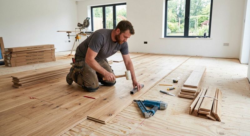 Oak Floor Installation in Everett, WA