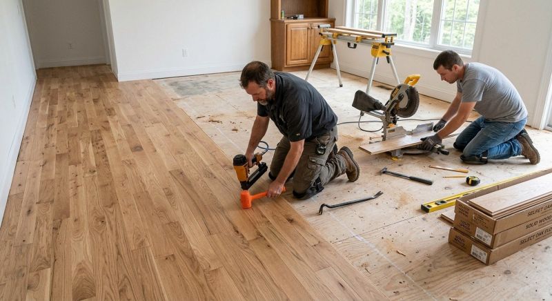 Oak Floor Installation in Granite Falls, WA