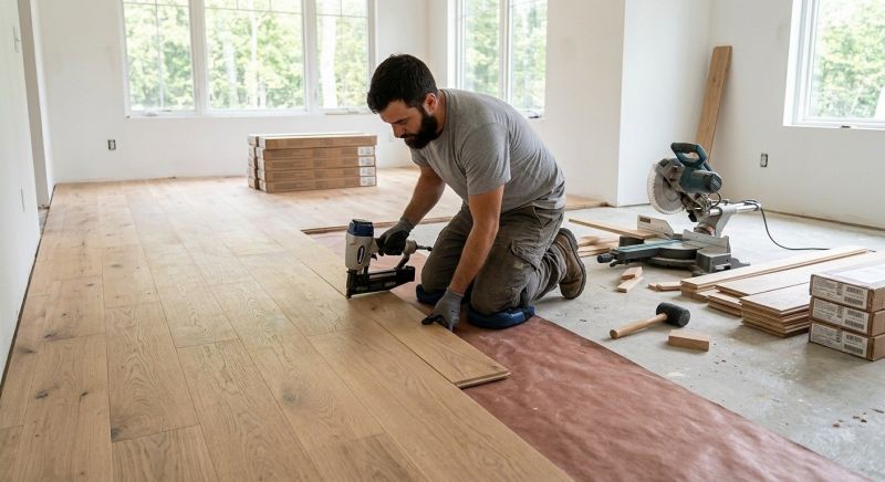 Oak Floor Installation in Marysville, WA