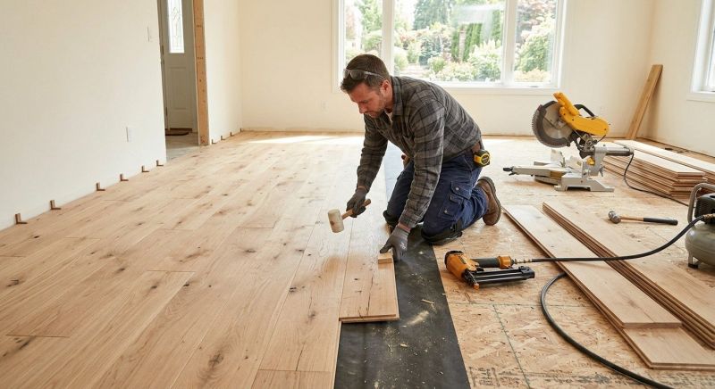 Oak Floor Installation in Sultan, WA