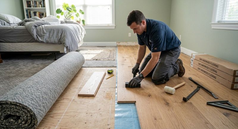 Oak Floor Replacement in Marysville, WA
