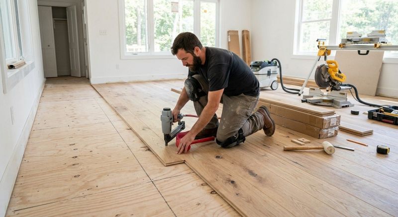 Oak Floor Replacement in Marysville, WA