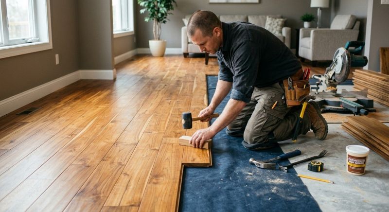 Teak Flooring Installation in Marysville, WA