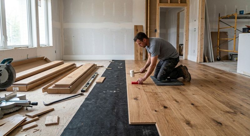 Wide Plank Floor Installation in Marysville, WA