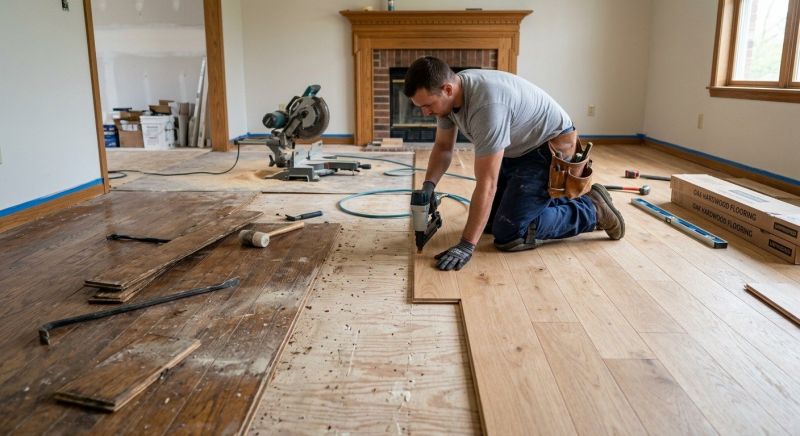 Wood Floor Replacement in Granite Falls, WA