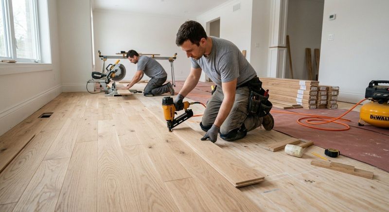 Wood Floor Replacement in Kenmore, WA